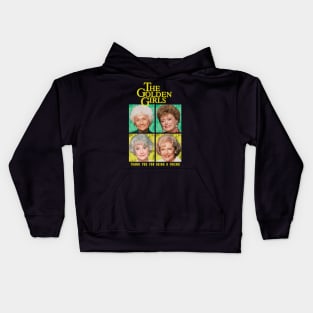 golden moms squad thank you for being a friend Kids Hoodie